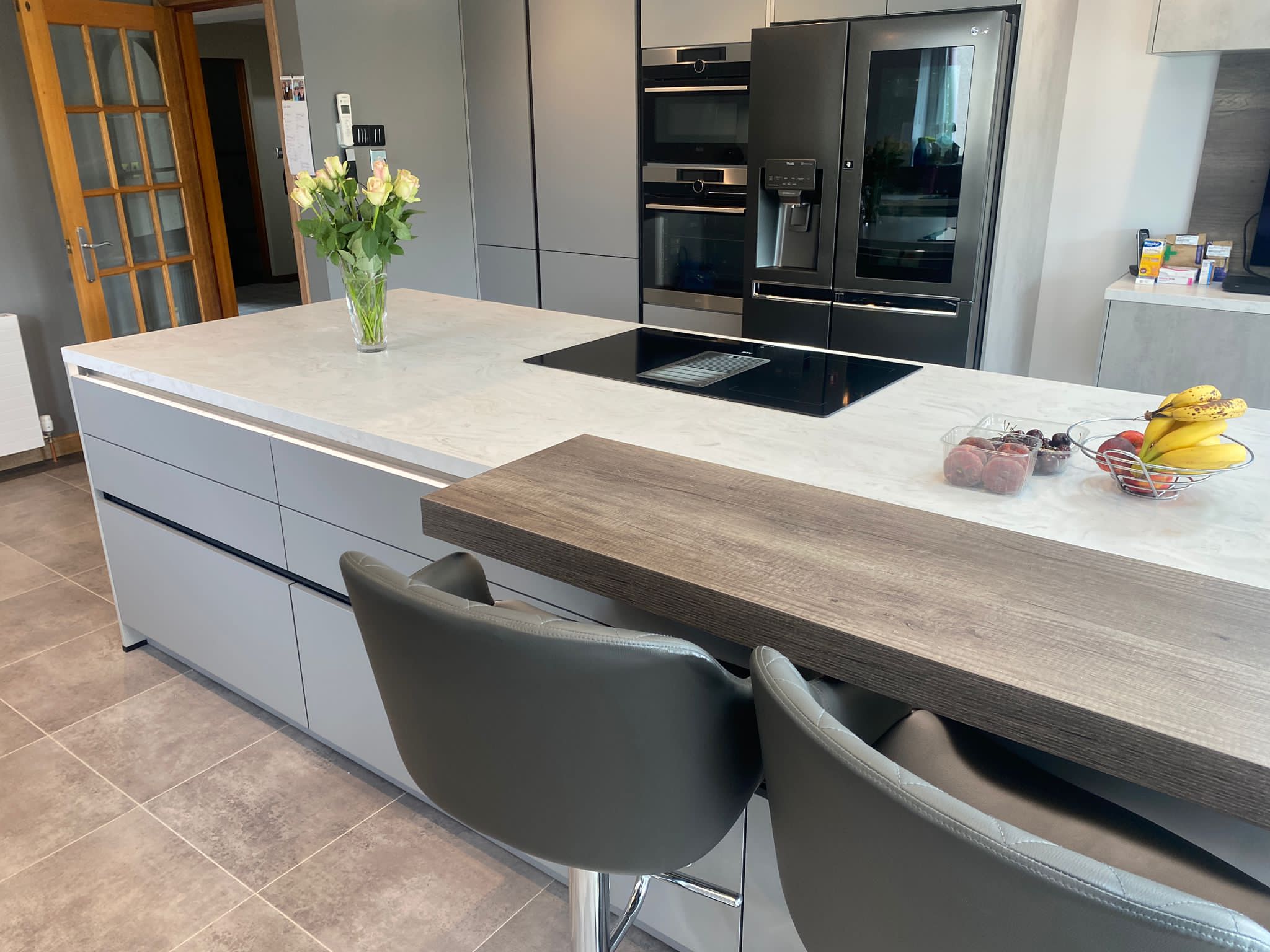 Ayrshire Kitchen Corian Worktops Tristan Cole Interiors